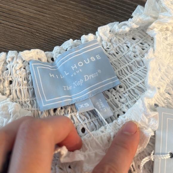 NWT HILL HOUSE HOME Eyelet Caroline Nap Dress in White Eyelet - Picture 7 of 9